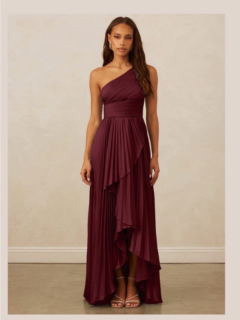 Christian Siriano Bridal for Azazie 1008 Color: Cabernet Size A8
